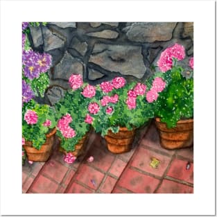 Blooming Garden Patio Posters and Art